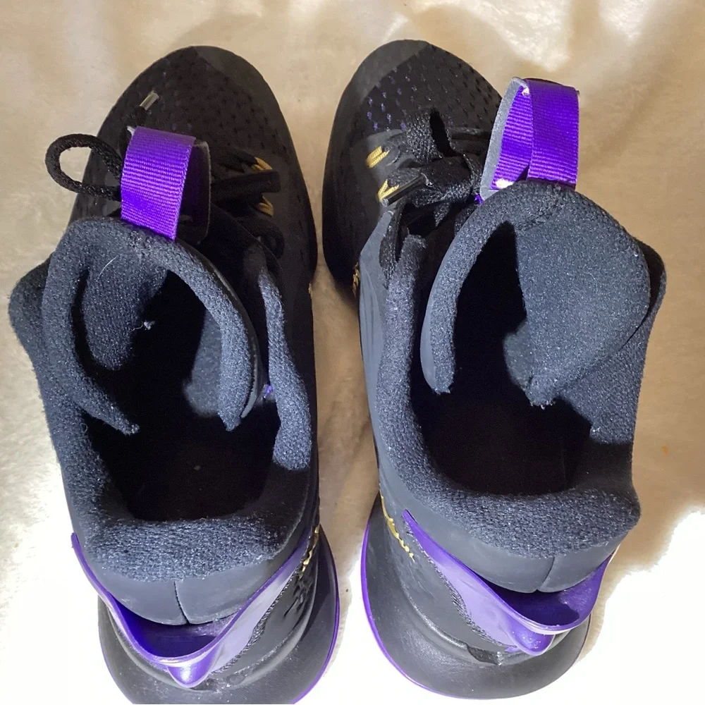Nike Black and Purple Lebron Witness Basketball Shoes Size 11.5 - Picture 6 of 10